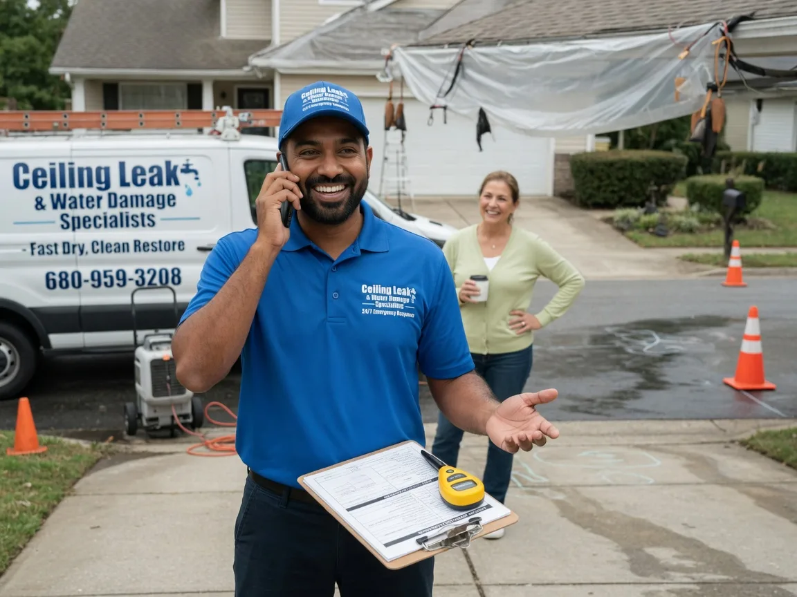 Ceiling Leak Cleanup Harborcreek, PA FAQs